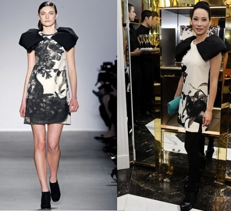 giambattista valli ai 2011 2012llucy liu