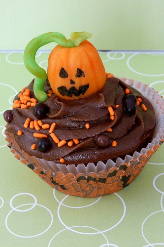 Muffin al cioccolato di Halloween