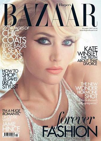 Il make up di Kate Winslet su Harper’s Bazaar