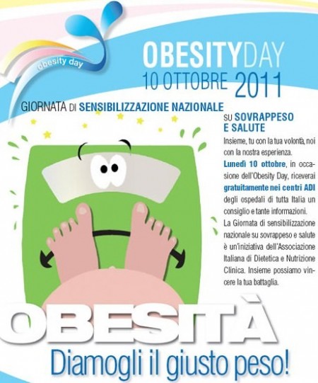 Appuntamento il 10 ottobre con l’Obesity Day per parlare di alimentazione sana