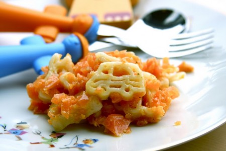 Pasta con pesto di carote
