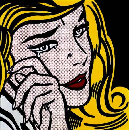 Ragazza fumetto in stile Pop Art, un trucco Halloween originale e divertente