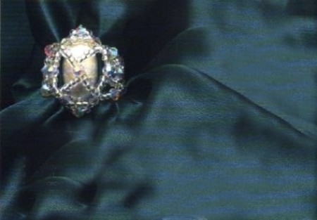 Bijoux anello effetto diamante