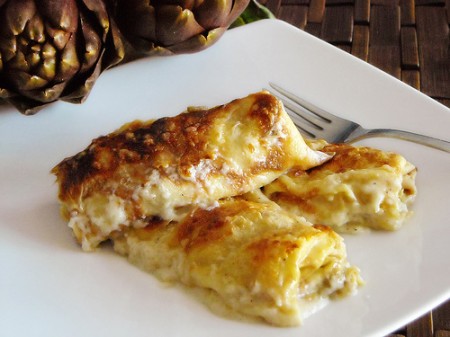 La ricetta light di Natale delle crespelle con porri e patate