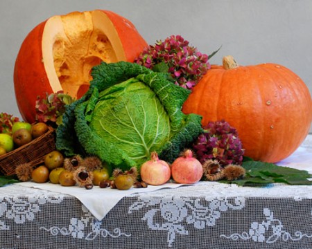 La dieta autunnale per dimagrire con i colori dei cibi tipici di questo periodo