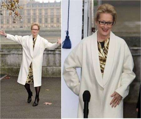 Meryl Streep sceglie lo stile di Stella McCartney per il photocall di “The Iron Lady”