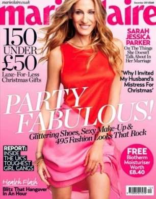 Una splendida Sarah Jessica Parker posa per Marie Claire UK, le foto del servizio