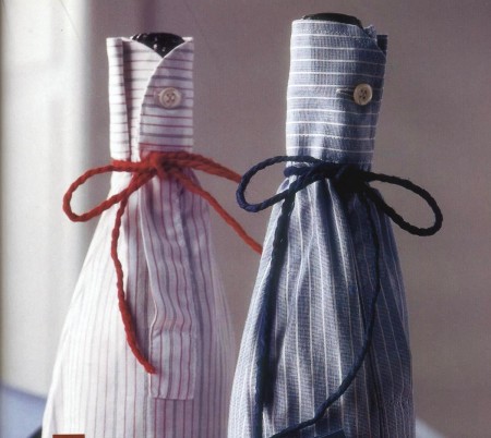 Confezioni regalo bottiglie camicia