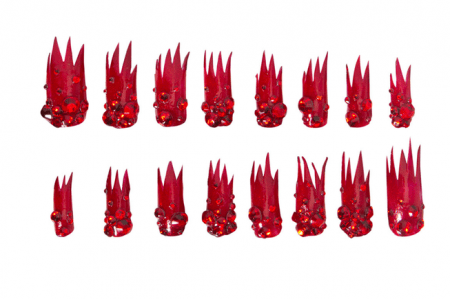 Decorazione unghie, la nail art fiammante proposta da Lady Gaga