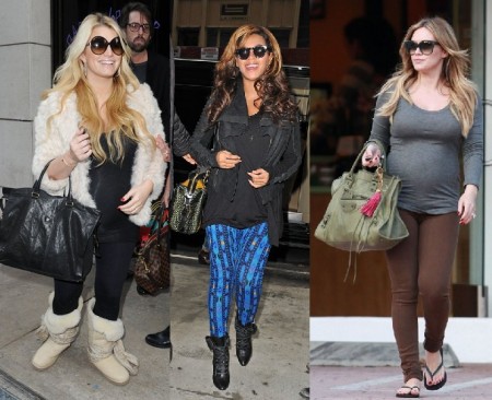 I look premaman di Jessica Simpson, Beyonce e Hilary Duff, chi preferite?