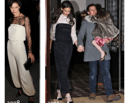 Katie Holmes e la jumsuit Jeanne Yang… di nuovo!