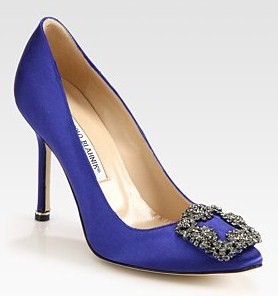Scarpe per le feste di fine anno? Un classico, le Hangisi di Manolo Blahnik