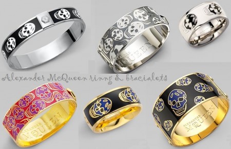 I bracciali con i teschi di Alexander McQueen per un Natale horror