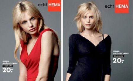 Andrej Pejic, il modello testimonial dei reggiseni push up di Hema