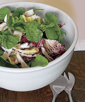 verdure crude insalata radicchio
