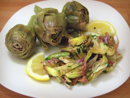 La ricetta light dei carciofi al forno con funghi