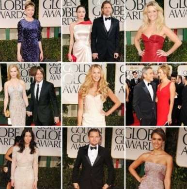 Red carpet stellare per i Golden Globes 2012, ecco i look delle dive