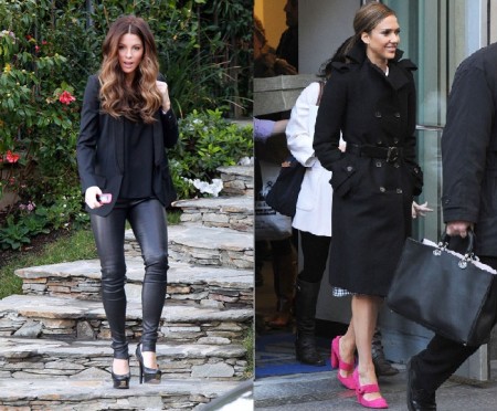 Fendi e Prada, scarpe glamour per Jessica Alba e Kate Beckinsale