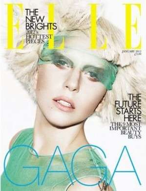 Trucco leggero per Lady Gaga sulle copertine di Elle UK