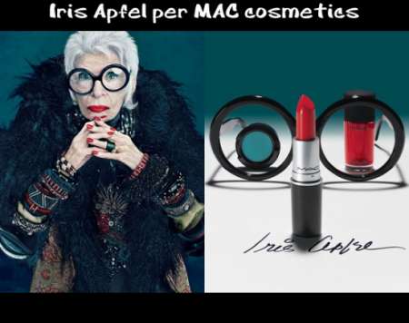 Mac Cosmetic, la novantenne Iris Apfel è la nuova testimonial