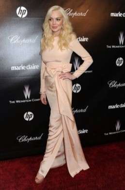 Un make up da dimenticare per Lindsay Lohan al party HBO