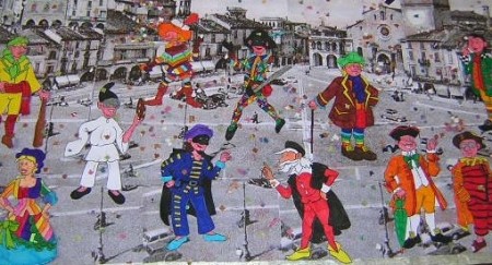 maschere carnevale 2012