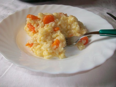 Ricette Bimby per bambini: risotto con le carote