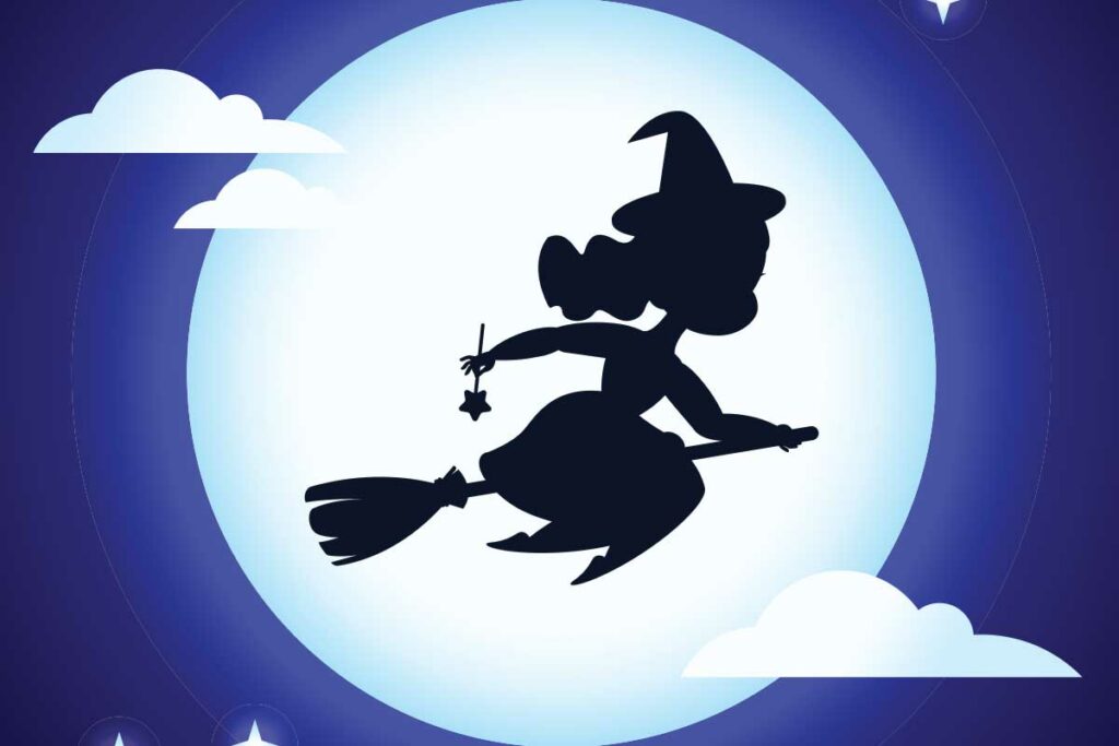 silhouette befana