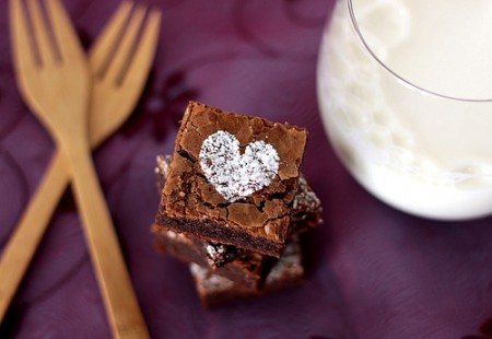 Brownies minimal san valentino