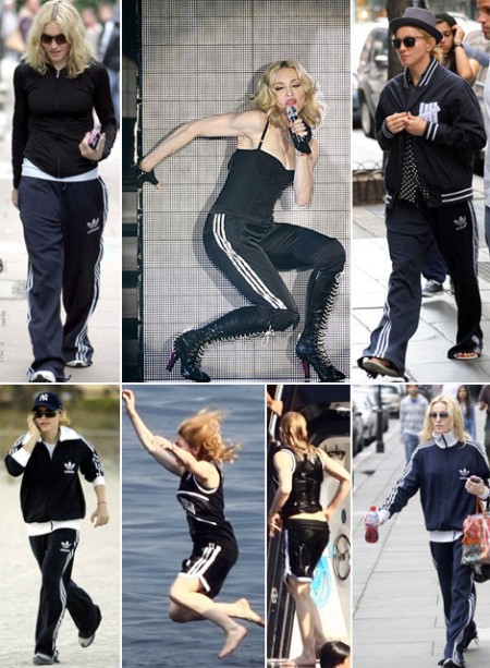 Madonna ha una passione sfrenata per le tute Adidas