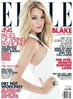 Blake Lively posa per Elle Magazine in look firmati Gucci, Michael Kors e Victoria Beckham