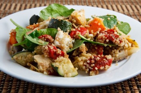Ricette light vegetariane: quinoa con le verdure