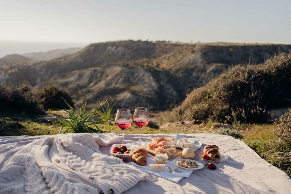 picnic in montagna