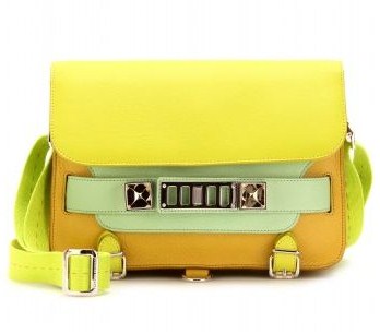 Festa della donna con la nuova shoulder bag giallo mimosa PS11 di Proenza Schouler