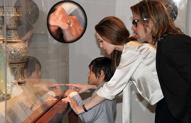 Lanello di fidanzamento di Angelina Jolie