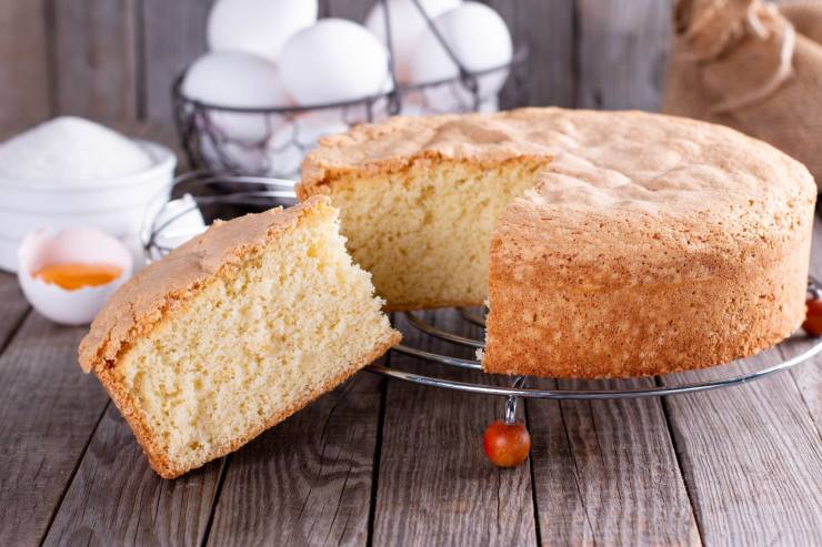 torta margherita su griglia