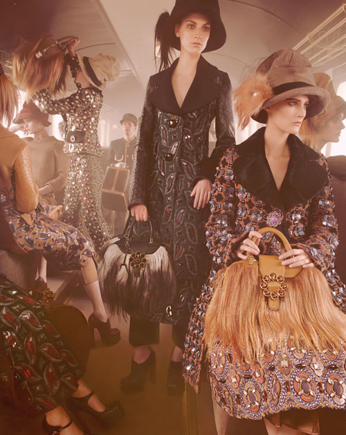 Louis Vuitton autunno inverno 2012-2013, la campagna pubblicitaria