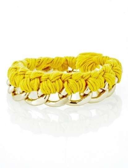 Bracciali Color Chain giallo