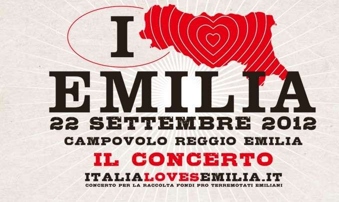 Italia Loves Emilia, il 22 settembre 2012 a Campovolo il concerto per i terremotati emiliani