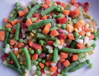 verdure surgelate o fresche