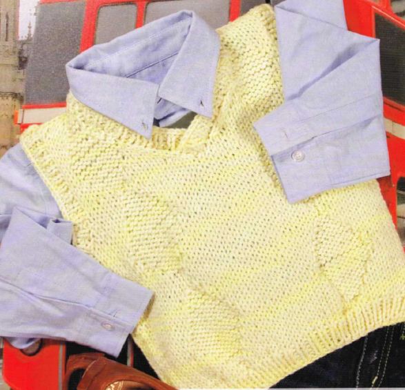 Crea un gilet per il tuo bambino con i lavori a maglia