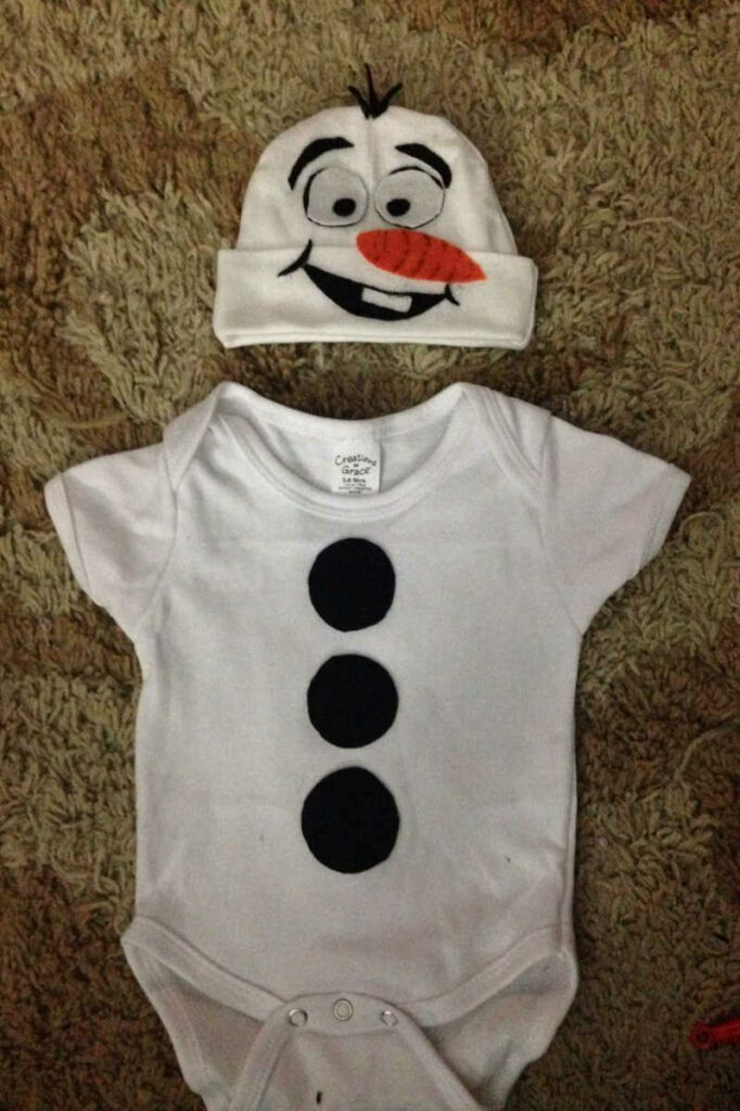 Olaf costume carnevale fai da te