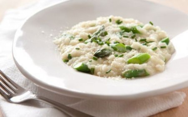 Risotto agli asparagi, ricetta light