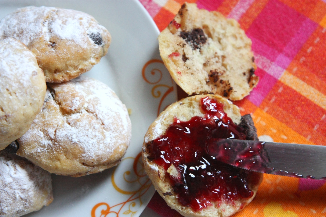 Scones al cioccolato, ricetta dolce light