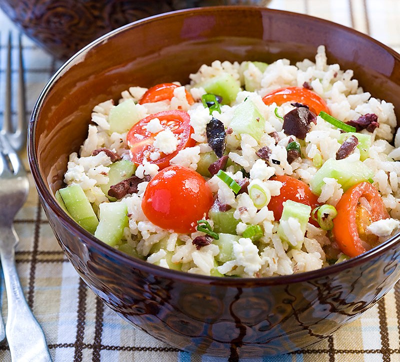 Insalata Di Riso Alla Greca Ricetta Light Pourfemme