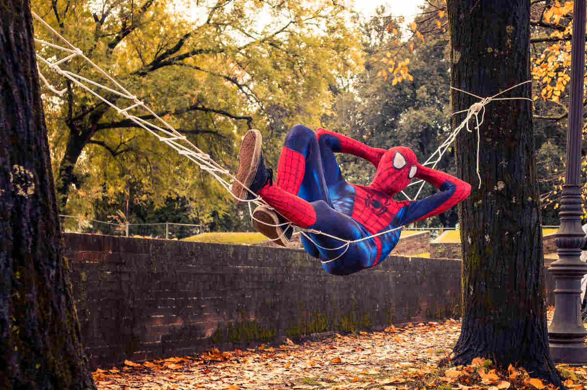 spiderman da colorare