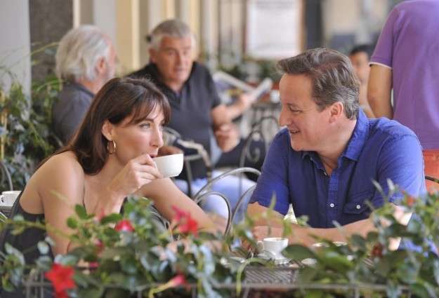 David Cameron in Toscana