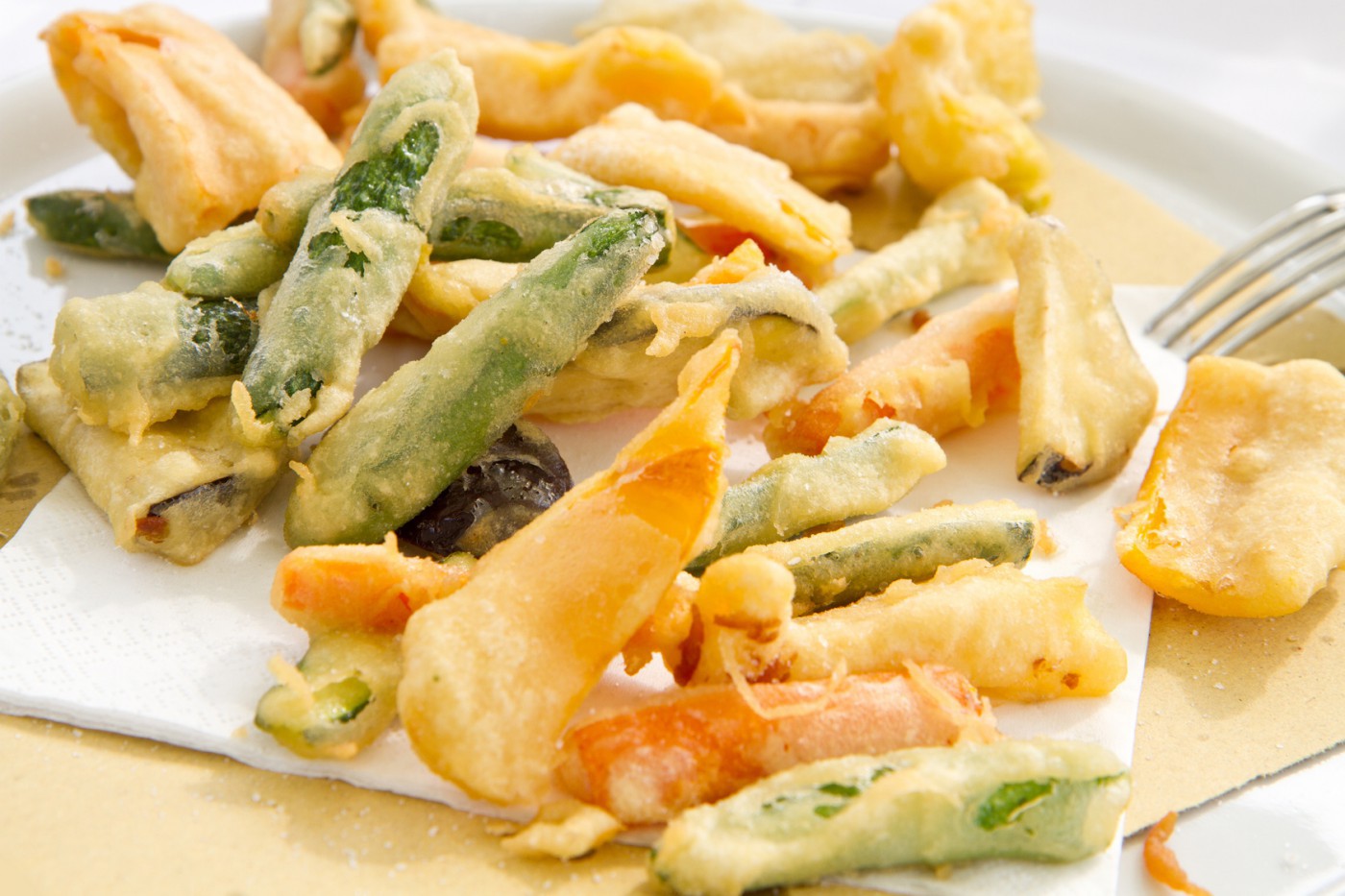 Verdure pastellate, ricetta versione light