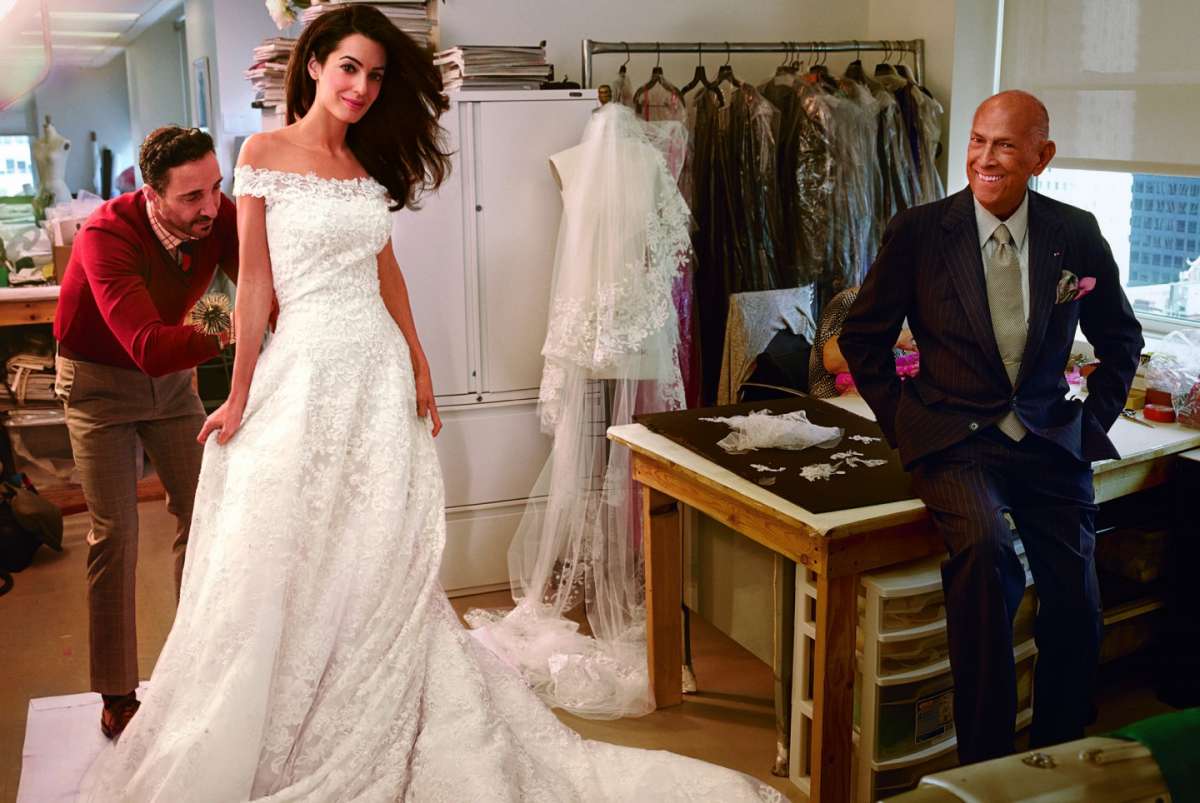 Amal Alamuddin e Oscar de la Renta