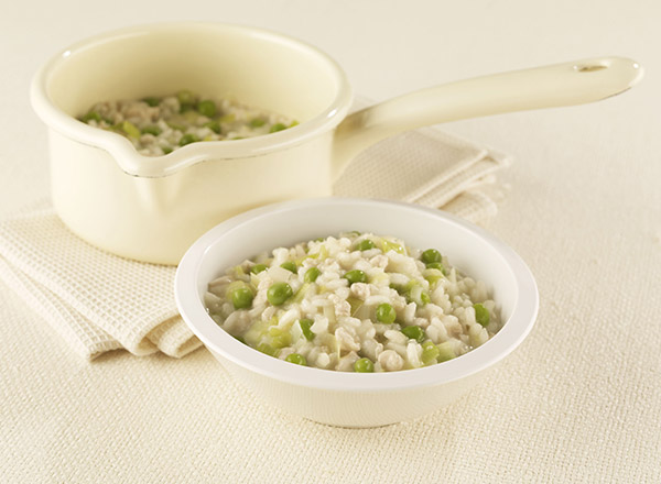 Risotto ai piselli, ricetta light